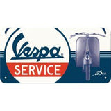 Cartello con filo Vespa - Service