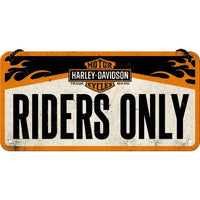 Cartello con filo Harley Davidson