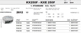 Pistone KAWASAKI KX 250F - KXE 250F ANNI 2017/19 - FORGED METEOR
