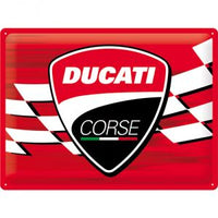 Ducati Corse. Cartello 30 x 40 cm