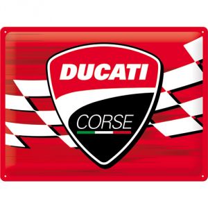 Ducati Corse. Cartello 30 x 40 cm
