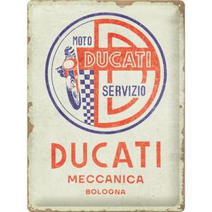 Ducati Meccanica Servizio. Cartello 30 x 40 cm