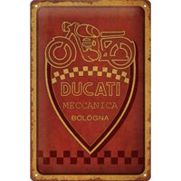 Cartello Ducati Meccanica 20 x 30 cm