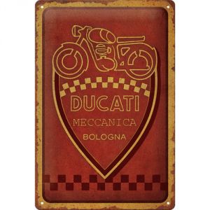 Cartello Ducati Meccanica 20 x 30 cm