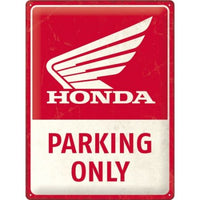 Cartello in metallo Honda parking 30x40