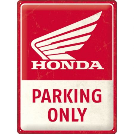 Cartello in metallo Honda parking 30x40