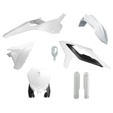 RACETECH KIT PLASTICHE MOTOCROSS 6 PEZZI (CON PARASTELI FACTORY E PORTANUMERO MX) RX BETA