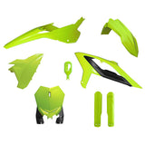 RACETECH KIT PLASTICHE MOTOCROSS 6 PEZZI (CON PARASTELI FACTORY E PORTANUMERO MX) RX BETA