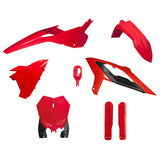 RACETECH KIT PLASTICHE MOTOCROSS 6 PEZZI (CON PARASTELI FACTORY E PORTANUMERO MX) RX BETA