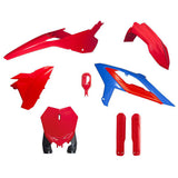 RACETECH KIT PLASTICHE MOTOCROSS 6 PEZZI (CON PARASTELI FACTORY E PORTANUMERO MX) RX BETA