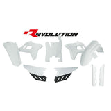 RACETECH KIT PLASTICHE REVOLUTION 7 PEZZI (CON PARASTELI E COVER AIR BOX ) HONDA