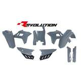 RACETECH KIT PLASTICHE REVOLUTION 7 PEZZI (CON PARASTELI E COVER AIR BOX ) HONDA