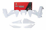 RACETECH KIT PLASTICHE 6 PEZZI CON COPERCHIO LATERALE FILTRO ARIA E MASCHERINA FARO REPLICA – HUSQVARNA FE 250 / FE 350 / FE 450 e altri