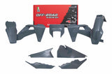 RACETECH KIT PLASTICHE 6 PEZZI CON COPERCHIO LATERALE FILTRO ARIA E MASCHERINA FARO REPLICA – HUSQVARNA FE 250 / FE 350 / FE 450 e altri