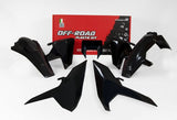 RACETECH KIT PLASTICHE 5 PEZZI CON COPERCHIO LATERALE FILTRO ARIA E MASCHERINA FARO – HUSQVARNA FE 250 / FE 350 / FE 450 e altri