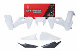 RACETECH KIT PLASTICHE 6 PEZZI CON COPERCHIO LATERALE FILTRO ARIA E MASCHERINA FARO REPLICA – HUSQVARNA FE 250 / FE 350 / FE 450 e altri