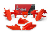 RACETECH KIT PLASTICHE 6 PEZZI CON COPERCHIO LATERALE FILTRO ARIA E MASCHERINA FARO KTM REPLICA