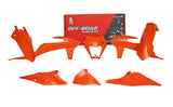 RACETECH KIT PLASTICHE 6 PEZZI CON COPERCHIO LATERALE FILTRO ARIA E MASCHERINA FARO KTM REPLICA
