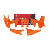 RACETECH KIT PLASTICHE 6 PEZZI (CON COPERCHIO CASSA FILTRO E CORNICE PORTA FARO ) KTM EXC EXC-F COLORE