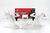 RACETECH KIT PLASTICHE 6 PEZZI CON COPERCHIO LATERALE FILTRO ARIA E MASCHERINA FARO KTM REPLICA