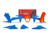 RACETECH KIT PLASTICHE 6 PEZZI CON COPERCHIO LATERALE FILTRO ARIA E MASCHERINA FARO KTM REPLICA