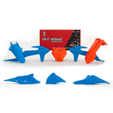 RACETECH KIT PLASTICHE 6 PEZZI CON COPERCHIO LATERALE FILTRO ARIA KTM REPLICA