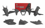 RACETECH KIT PLASTICHE 6 PEZZI CON COPERCHIO LATERALE FILTRO ARIA E MASCHERINA FARO KTM REPLICA
