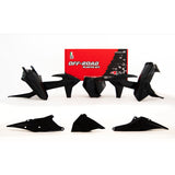 RACETECH KIT PLASTICHE 6 PEZZI CON COPERCHIO LATERALE FILTRO ARIA KTM REPLICA