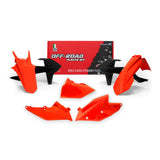 RACETECH KIT PLASTICHE 5 PEZZI CON COPERCHIO LATERALE FILTRO ARIA KTM REPLICA