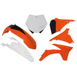 RACETECH KIT PLASTICHE 6 PEZZI CON COPERCHIO FILTRO ARIA KTM REPLICA