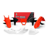 RACETECH KIT PLASTICHE 6 PEZZI CON COPERCHIO LATERALE FILTRO ARIA E MASCHERINA FARO KTM REPLICA