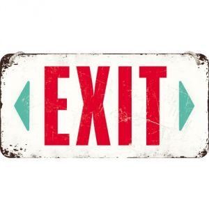 Cartello con filo EXIT