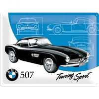 Cartello 30 x 40 cm  BMW 507