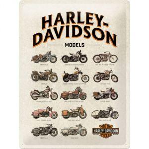 Cartello 30 x 40 cm Harley Models