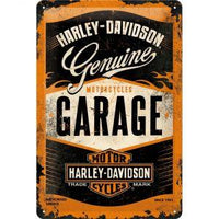Cartello 20x30 Harley Garage