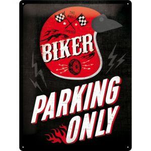 Cartello 30 x 40 cm  Biker Parking only
