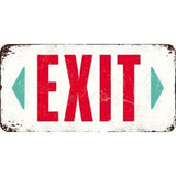 Cartello con filo EXIT