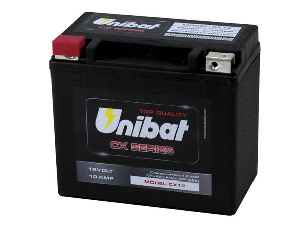 Batteria UNIBAT CX APRILIA Scarabeo 125. Anni 2008/2014 UB012CX