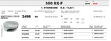 PISTONE KTM 350 SX-F 2016-2022 / 350 EXC-F 2020-2022. Meteor
