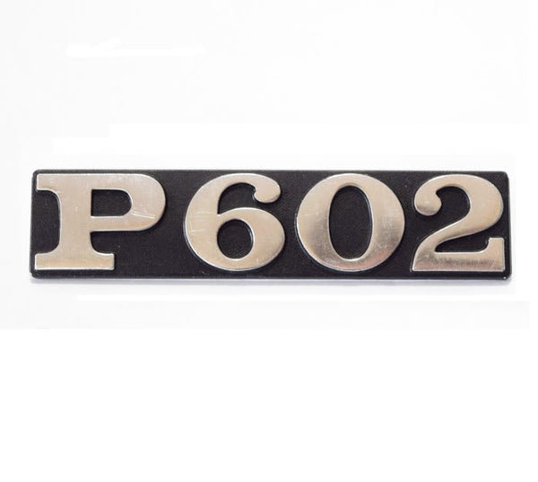 Targhetta PIAGGIO APE P602 in metallo