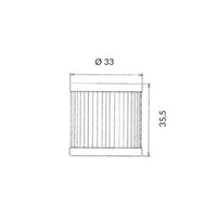 Filtro Olio PIAGGIO LIBERTY/VESPA ET4 125cc (OK181)