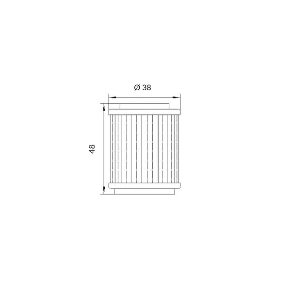 Filtro Olio MBK FLAME 125cc/YAMAHA FLY ONE 150cc (OK143)