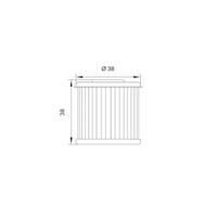 Filtro Olio DAELIM VT/VS 125cc/LML STAR 4T 125/150cc (OK167)