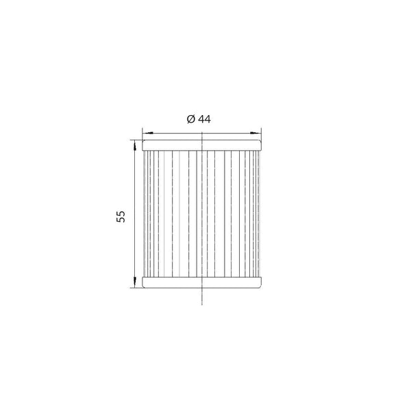 Filtro Olio SUZUKI BURGMAN 400cc/YAMAHA X-MAX 400cc (OK132/OK972)