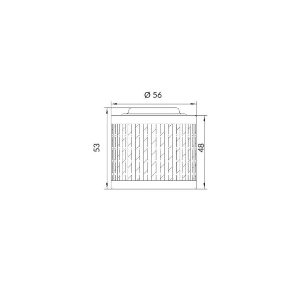 Filtro Olio BMW/APRILIA PEGASO 600/650cc (OK151)