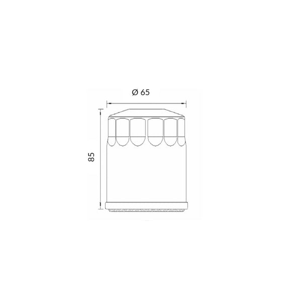 Filtro Olio POLARIS RANGER 800/900cc (OK198)