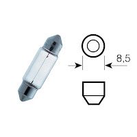 Lampada SV8,5 11X44mm 6V 10W