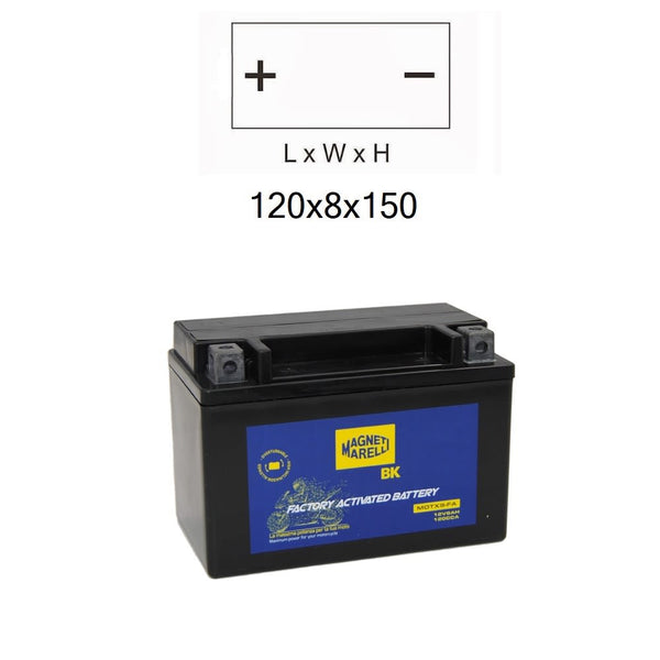 Batteria MOTX9 Sigillata Precaricata