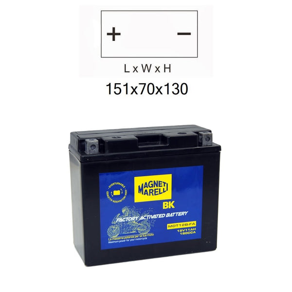 Batteria MOT12B Sigillata Precaricata