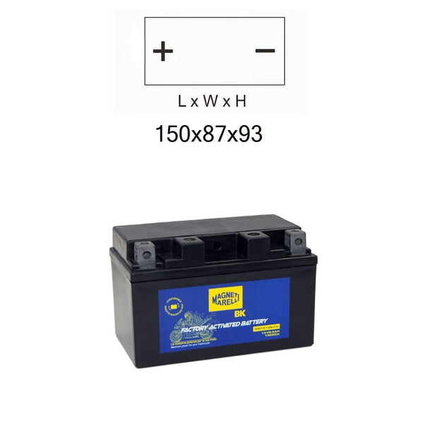 Batteria MOTZ10S Sigillata Precaricata
